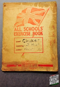 J Hunt's 1948 Scrap Book - NZ Cricket Museum collection